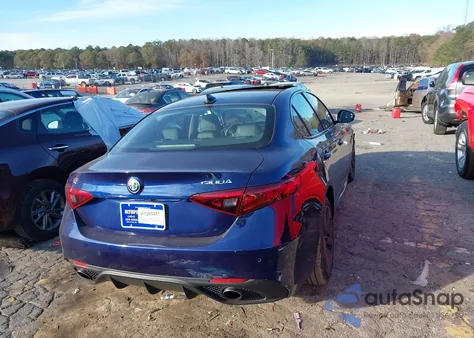 2017 Alfa Romeo Giulia Ti Awd from USA, damaged, VIN ZARFAEEN5H7540431